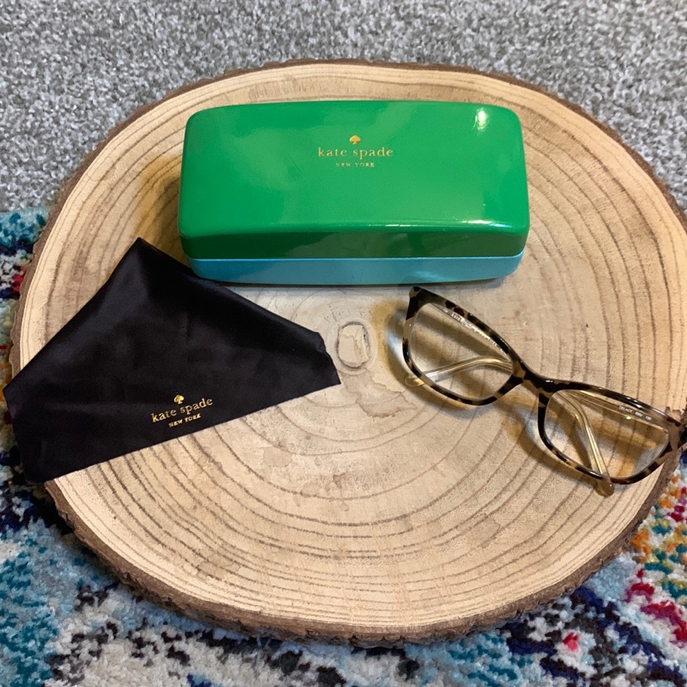 Kate Spade Delacy Cat Eye Tortoise Butterfly Full Frame Prescription Eyeglasses